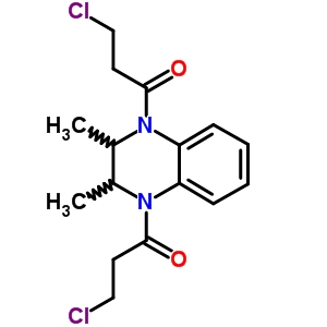 3-氯-1-[4-(3-氯丙酰基)-2,3-二甲基-2,3-二氢喹噁啉-1-基]丙烷-1-酮结构式_6779-95-9结构式