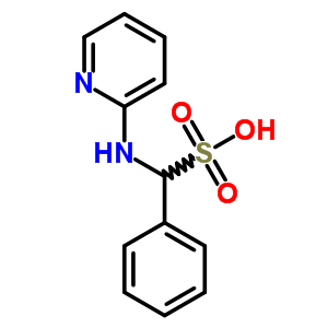 苯基-(吡啶-2-基氨基)甲烷磺酸结构式_67913-95-5结构式