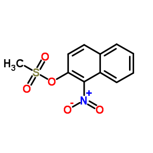 2-Methylsulfonyloxy-1-nitro-naphthaleneStructure,67979-48-0Structure 2-Methylsulfonyloxy-1-nitro-naphthalene Structure,67979-48-0Structure