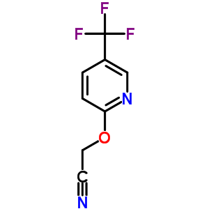 2-[[5-(三氟甲基)-2-吡啶]氧基]乙腈结构式_680593-95-7结构式