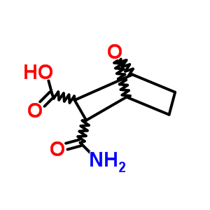 3-(氨基羰基)-7-噁双环[2.2.1]庚烷-2-羧酸结构式_6811-61-6结构式