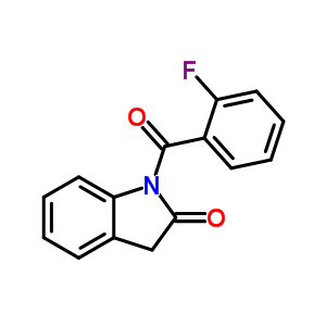 1-(2-氟苯甲酰基)-3H-吲哚-2-酮结构式_68770-72-9结构式