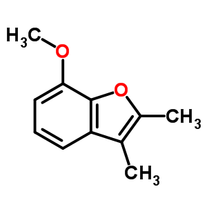 7-甲氧基-2,3-二甲基-苯并呋喃结构式_6883-58-5结构式