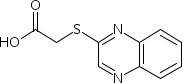 2-(2-喹噁啉磺酰基)乙酸结构式_69001-90-7结构式 2-(2-喹噁啉磺酰基)乙酸结构式_69001-90-7结构式