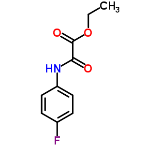 2-(4-氟苯胺)-2-氧代乙酸乙酯结构式_69065-91-4结构式