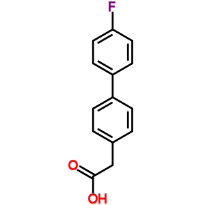2-[4-(4-氟苯基)苯基]乙酸结构式_6908-38-9结构式