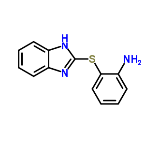 2-(1H-苯并咪唑-2-基硫代)苯胺 盐酸盐结构式_69104-73-0结构式