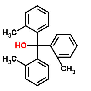 2-甲基-a,a-双(2-甲基苯基)-苯甲醇结构式_6922-86-7结构式