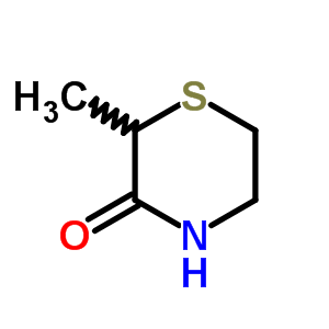 2-甲基-硫代吗啉-3-酮结构式_69226-20-6结构式