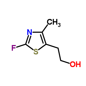 2-(2-氟-4-甲基噻唑-5-基)乙醇结构式_69243-03-4结构式