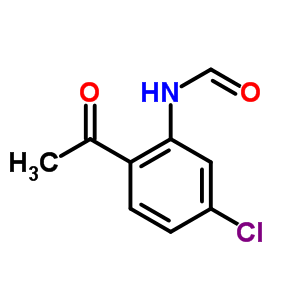 n-(2-乙酰基-5-氯苯基)-甲酰胺结构式_6938-28-9结构式