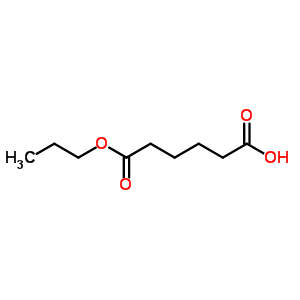 6-氧代-6-丙氧基-己酸结构式_6939-72-6结构式