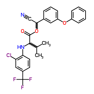 氟胺氰菊酯结构式_69409-94-5结构式