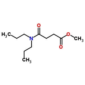 3-(二丙基氨基甲酰)丙酸甲酯结构式_6942-25-2结构式
