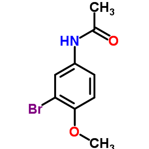 N-(3-溴-4-甲氧基苯基)乙酰胺结构式_6943-73-3结构式