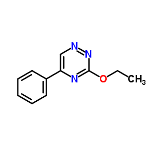 (9ci)-3-乙氧基-5-苯基-1,2,4-三嗪结构式_69466-64-4结构式