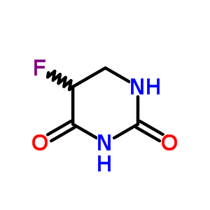 5-氟-二氢-嘧啶-2,4-二酮结构式_696-06-0结构式