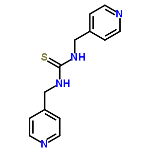 N,N-双(4-吡啶甲基)-硫脲结构式_6965-00-0结构式