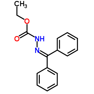 n-(二苯甲基氨基)氨基甲酸乙酯结构式_6972-01-6结构式