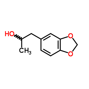 alpha-甲基-1,3-苯并二氧代-5-乙醇结构式_6974-61-4结构式