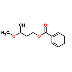 3-甲氧基丁基苯甲酸酯结构式_6974-62-5结构式