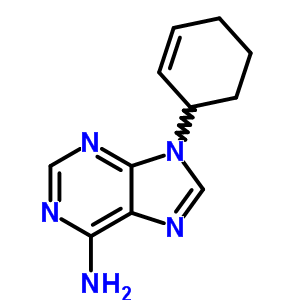 9-(2-环己烯-1-基)-9H-嘌呤-6-胺结构式_6975-25-3结构式