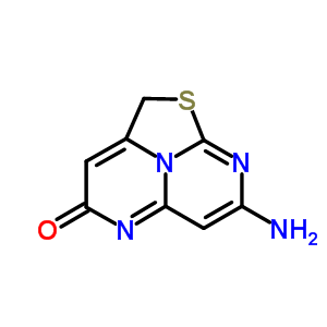 7-亚氨基-5,7-二氢-1-硫杂-5,8,8b-三氮杂乙酰萘-4(2H)-酮结构式_69836-19-7结构式