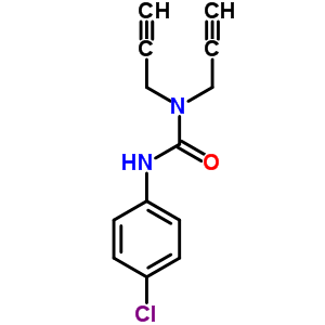 n-(4-氯苯基)-N,N-二-2-丙炔-脲结构式_69921-35-3结构式