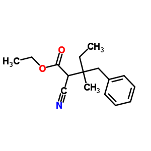 3-苄基-2-氰基-3-甲基戊酸乙酯结构式_70289-04-2结构式