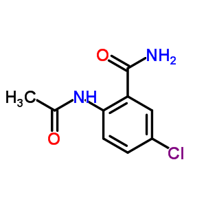 2-(乙酰基氨基)-5-氯-苯甲酰胺结构式_7033-53-6结构式