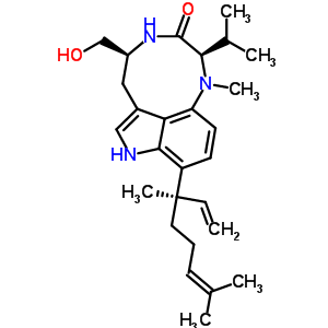 鞘丝藻毒素 a结构式_70497-14-2结构式