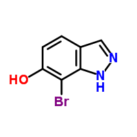 6-醇-7-溴-1H-吲唑结构式_705927-37-3结构式