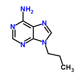 9-丙基-9H-嘌呤-6-胺结构式_707-98-2结构式