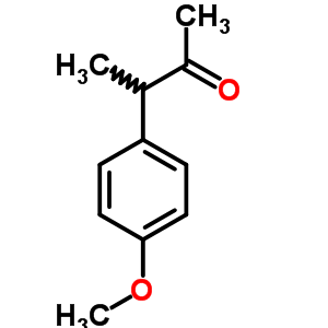 3-(4-甲氧基苯基)丁烷-2-酮结构式_7074-12-6结构式