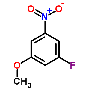 3-氟-5-硝基苯甲醚结构式_7087-60-7结构式