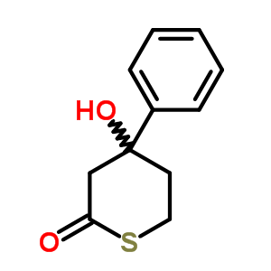 四氢-4-羟基-4-苯基-2H-硫代吡喃-2-酮结构式_71023-07-9结构式
