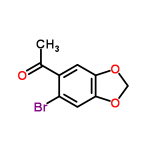 1-(6-溴-1,3-苯并二氧杂环戊烯l-5-基)-乙酮结构式_71095-26-6结构式 1-(6-溴-1,3-苯并二氧杂环戊烯l-5-基)-乙酮结构式_71095-26-6结构式