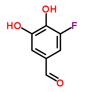 3,4-二羟基-5-氟苯甲醛结构式_71144-35-9结构式