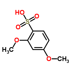 2,4-二甲氧基苯磺酸结构式_7134-13-6结构式