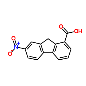 7-硝基-9H-芴-1-羧酸结构式_7145-75-7结构式