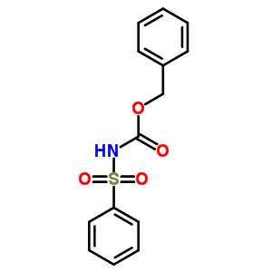 n-(苯磺酰基)氨基甲酸苄酯结构式_7148-31-4结构式