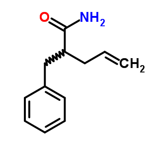 (R)-2-苄基-戊-4-烯酸酰胺结构式_7154-69-0结构式