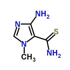 4-氨基-1-甲基-1H-咪唑-5-硫代甲酰胺结构式_71788-36-8结构式