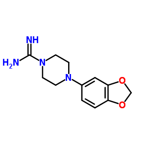 4-(苯并[d][1,3]二氧代l-5-基)哌嗪-1-羧酰胺结构式_717904-53-5结构式