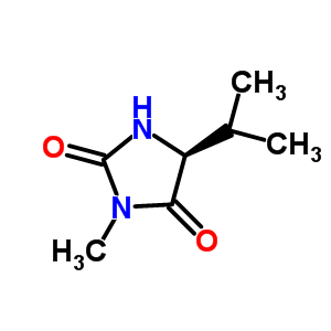 3-甲基-5-(s)-异丙基 乙内酰脲结构式_71921-91-0结构式
