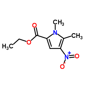 1,5-二甲基-4-硝基-吡咯-2-羧酸乙酯结构式_72083-70-6结构式