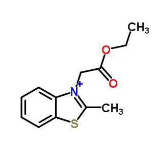 2-(2-甲基苯并噻唑-3-基)乙酸乙酯结构式_72104-28-0结构式