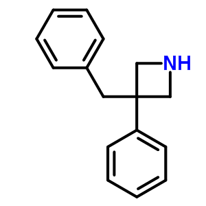 3-Phenyl-3-(phenylmethyl)azetidineStructure,7215-25-0Structure 3-Phenyl-3-(phenylmethyl)azetidine Structure,7215-25-0Structure