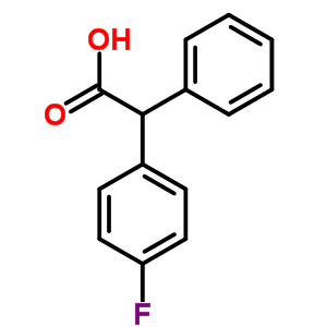 2-(4-氟苯基)-2-苯乙酸结构式_723-69-3结构式