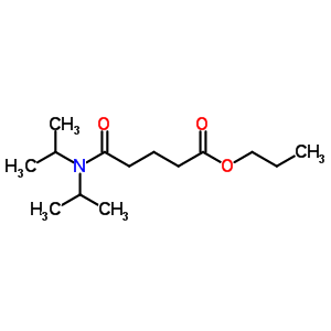 5-[双(1-甲基乙基)氨基]-5-氧代戊酸丙酯结构式_7249-58-3结构式